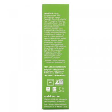 Andalou Naturals, CannaCell, сироватка для обличчя, 1 рідка унція (30 мл)