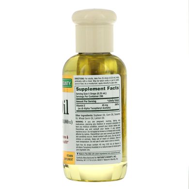Вітамін E олія Nature's Bounty (Vitamin E-Oil) 30000 МО 74 мл
