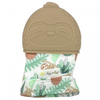 food-grade silicone teether, from 3 months, sloth, 1 teether