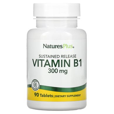 Тіамін Вітамін В1 Nature's Plus (Vitamin B-1) 300 мг 90 таблеток