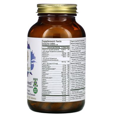 Vita · Min · Herb, Мультивітаміни для жінок, The Synergy Company, 120 таблеток