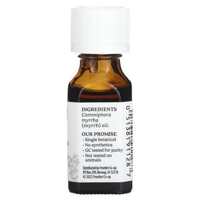 Эфирное масло мирры (Myrrh), Aura Cacia, 100% чистое, 15 мл купить в Киеве и Украине
