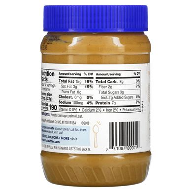 Smooth Operator, Натуральне Арахісова олія, Peanut Butter & Co, 16 унцій (454 г)