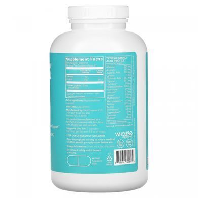 Морський колаген з промислової риби, Vital Proteins, 450 мг, 360 капсул