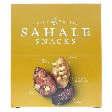 Глазурована суміш мигдаль у меді Sahale Snacks (Glazed Mix Honey Almonds) 9 пакетиків по 42,5 г