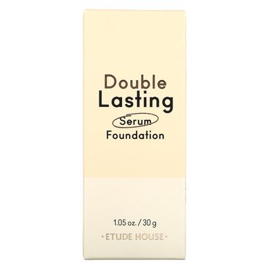 Etude, Double Lasting Serum Foundation, SPF 25 PA++, Rosy Pure P02, 1,05 унції (30 г)