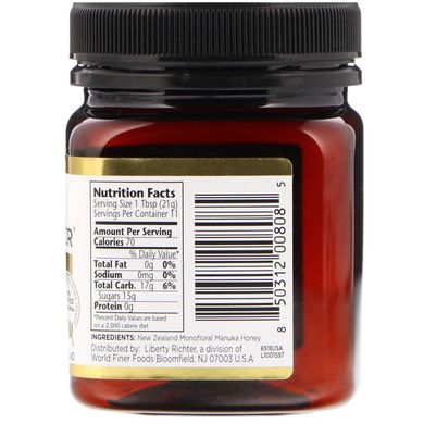 Манука мед Manuka Doctor (Manuka Honey Monofloral) MGO 225+ 250 г