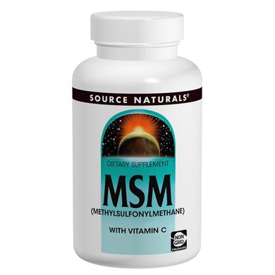 МСМ з вітаміном C Source Naturals (MSM) 1000 мг 60 таблеток