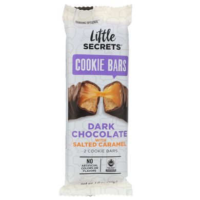 Печиво з темним шоколадом, солона карамель, Little Secrets, 50 г