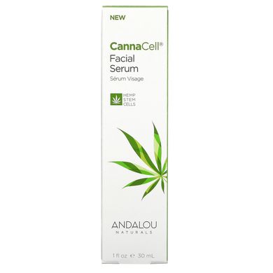 Andalou Naturals, CannaCell, сироватка для обличчя, 1 рідка унція (30 мл)