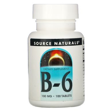 Вітамін B6 Source Naturals (Vitamin B6) 100 таблеток