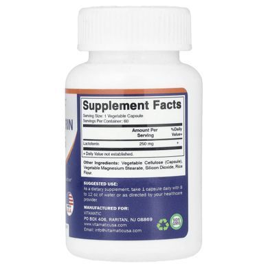 Vitamatic, Lactoferrin, 250 mg, 60 Vegetable Capsules