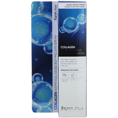Крем для век, Collagen Water Full Moist Rolling Eye Serum, Farm Stay, 25 мл купить в Киеве и Украине