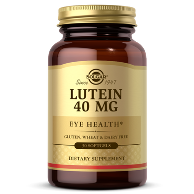 Лютеїн Solgar (Lutein) 40 мг 30 капсул