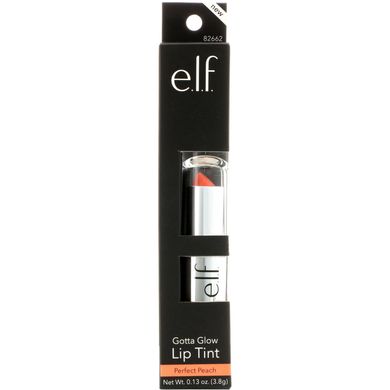 Gotta Glow Помада для губ, Ідеальний персик, ELF Cosmetics, 0,13 унції (3,8 г)