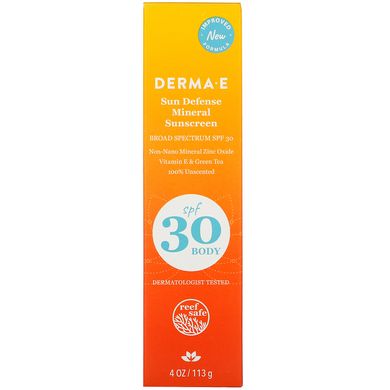 Сонцезахисний крем антиоксидант SPF 30 Derma E (Antioxidant Sunscreen) 113 г