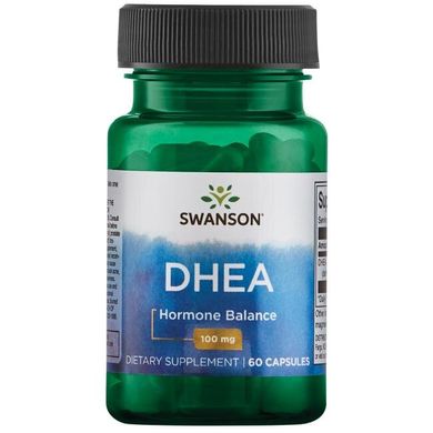 ДГЕА, DHEA, Swanson, 100 мг 60 капсул