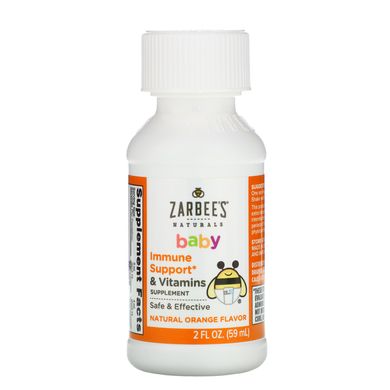 Імунна підтримка + вітаміни для малюків, Immune Support + Vitamins, Zarbee's, 60 мл