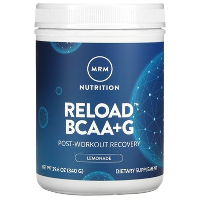 Формула відновлення смак лимонаду MRM (BCAA + G Reload Post-Workout Recovery) 840 г