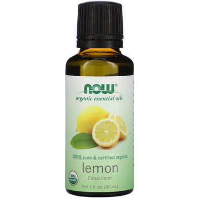 Лимонна олія органік Now Foods (Essential Oils Lemon) 30 мл