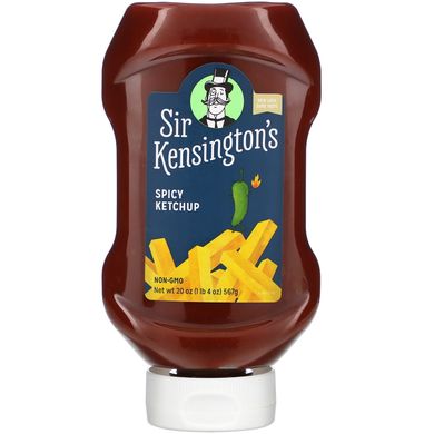 Пряний кетчуп, Spicy Ketchup, Sir Kensington's, 20 унцій (567 г)