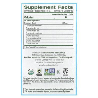 Tea for Women, Organic Cranberry Weight Loss Tea, Caffeine-Free, Traditional Medicinals, 16 Tea Bags, 0.85 oz (24 g)