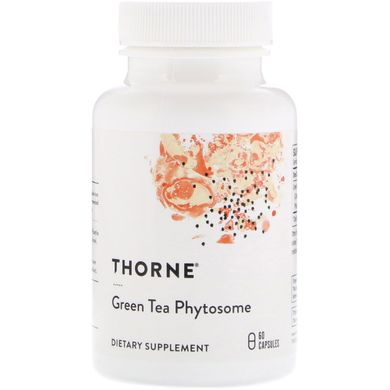 Зеленый чай Thorne Research (Green Tea Phytosome) 250 мг 60 капсул купить в Киеве и Украине