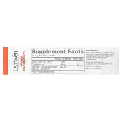 Средство при менопаузе для контроля веса Estroven (Menopause Relief Weight Management) 30 капсул купить в Киеве и Украине