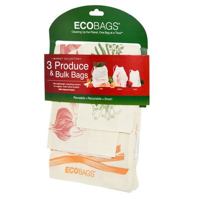Продуктові та об'ємні сумки, ECOBAGS, 3 сумки