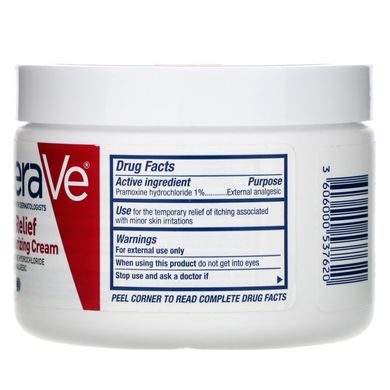 Зволожуючий крем проти свербіння, Itch Relief Moisturizing Cream, CeraVe, 340 г