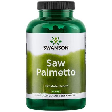Со Пальметто, Saw Palmetto, Swanson, 540 мг, 250 капсул