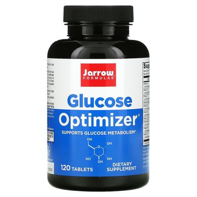 Глюкоза, Glucose Optimizer, Jarrow Formulas, 120 швидкорозчинних таблеток