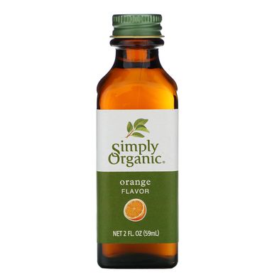 Апельсиновий ароматизатор, Simply Organic, 2 рі унц (59 мл)