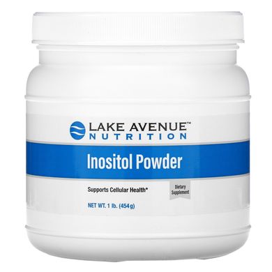 Інозітол порошок, без смаку, Inositol Powder, Unflavored, Lake Avenue Nutrition, 454 г