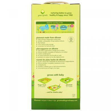 Green Sprouts, Platemat, from 6 months, Aqua, 1 piece