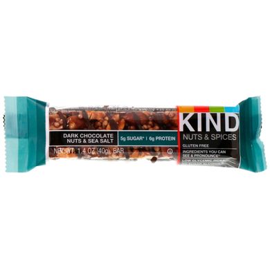 Батончики с темным шоколадом орехами и морской солью KIND Bars 12 бат. купить в Киеве и Украине