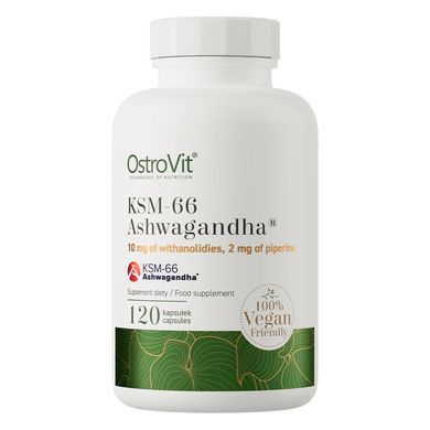 KSM-66 Ashwagandha OstroVit 120 капсул купить в Киеве и Украине