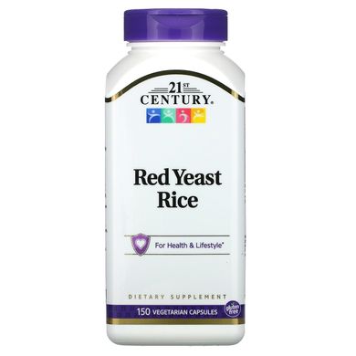 Червоний дріжджовий рис 21st Century (Red Yeast Rice) 150 к.