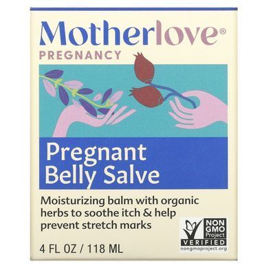 Healing balm for the belly during pregnancy, Motherlove, 4 ounces (118 ml)