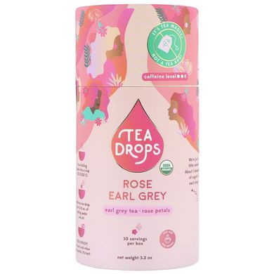 Чай в порошку, Rose Earl Grey, Tea Drops, 90 г