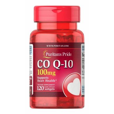 Коензим Q-10 Puritan's Pride (CoQ-10) 100 мг 120 капсул