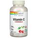 Жувальний вітамін С, натуральний вишневий смак, Vitamin C Chewable, Solaray, 500 мг, 100 вафель фото