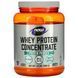 Whey protein natural flavorless Now Foods (Whey Protein Concentrate) 680 g