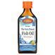 Норвезький риб'ячий жир, апельсин, Very Finest Fish Oil Liquid, Natural Orange, Carlson Labs, 200 мл фото
