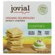 Ароматний крекер з органічної пшениці, розмарин, Jovial, 4,5 унцій (128 г) фото
