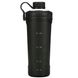 Пляшка-блендер нержавіюча сталь з теплозахисних покриттям матовий чорний Blender Bottle 770 мл фото
