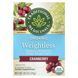 Tea for Women, Organic Cranberry Weight Loss Tea, Caffeine-Free, Traditional Medicinals, 16 Tea Bags, 0.85 oz (24 g)