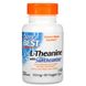 L-теанин, L-Theanine with Suntheanine, Doctor's Best, 150 мг, 90 вегетаріанських капсул фото
