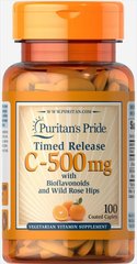 Вітамін C з біофлавоноїдами Puritan's Pride (Vitamin C with bioflavonoids) 100 капсул