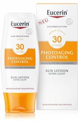 Сонцезахисний лосьйон екстра легкий Eucerin (Photoaging Control Sun Lotion Extra Light) 150 мл